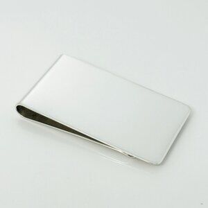 Tiffany & Co Engravable ID Money Clip in 925 Stering Silver